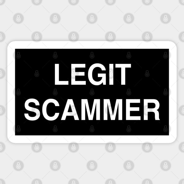 Legit Scammer Sticker by StickSicky